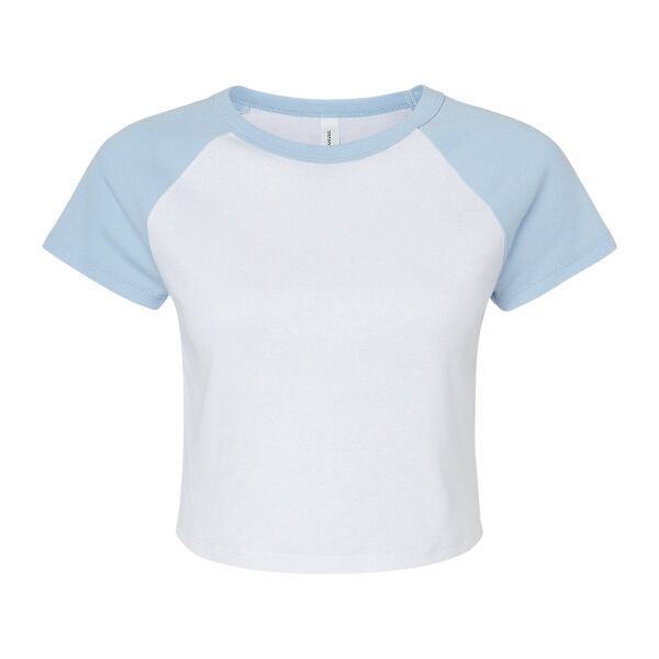 Ladies' Micro Ribbed Raglan Baby T-Shirt Thumbnail