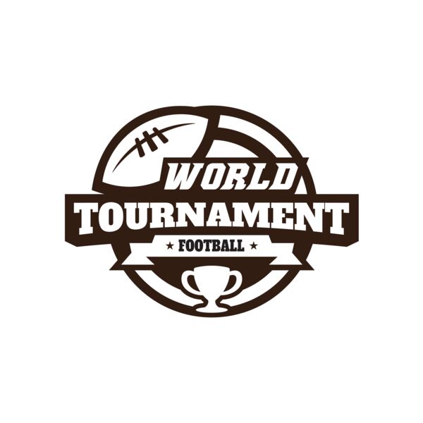 World Tournament Football logo template Thumbnail