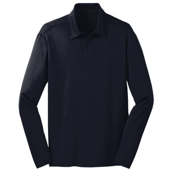 Port Authority Silk Touch™ Performance Long Sleeve Polo Thumbnail