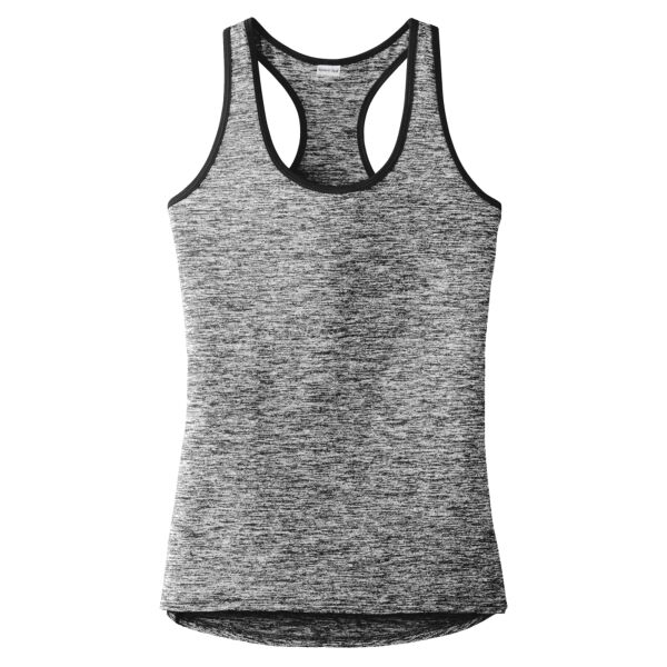 Sport Tek Ladies PosiCharge ® Electric Heather Racerback Tank Thumbnail