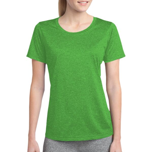 Sport Tek - Ladies Heather Contender ™ Scoop Neck Tee Thumbnail