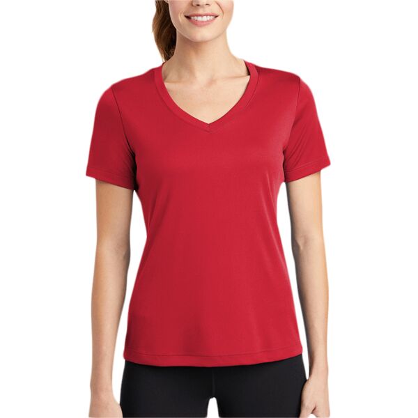 Sport Tek - Ladies PosiCharge ® Competitor™ V Neck Tee Thumbnail