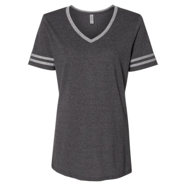 JERZEES - Women's Varsity Triblend V-Neck T-Shirt Thumbnail