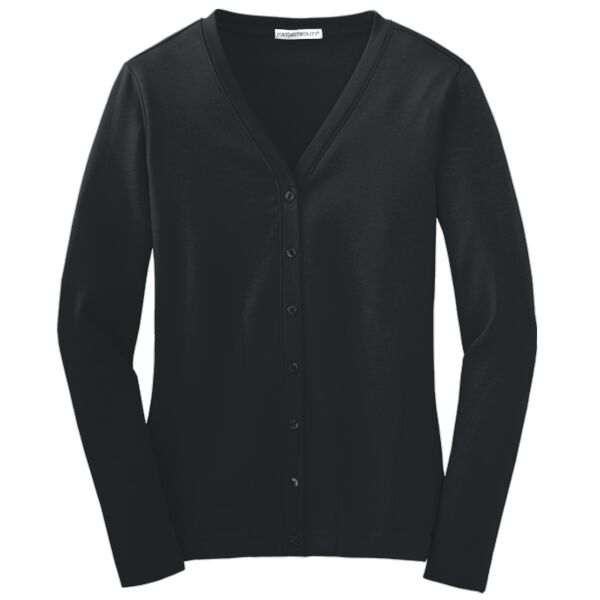 Women's Modern Stretch Cotton Cardigan Thumbnail