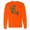 Safety Long Sleeve  Special Gildan Heavy Cotton Long Sleeve T-Shirt Thumbnail