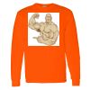 Safety Long Sleeve  Special Gildan Heavy Cotton Long Sleeve T-Shirt Thumbnail
