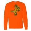 Safety Long Sleeve  Special Gildan Heavy Cotton Long Sleeve T-Shirt Thumbnail
