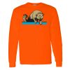 Safety Long Sleeve  Special Gildan Heavy Cotton Long Sleeve T-Shirt Thumbnail