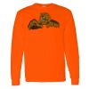 Safety Long Sleeve  Special Gildan Heavy Cotton Long Sleeve T-Shirt Thumbnail