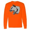 Safety Long Sleeve  Special Gildan Heavy Cotton Long Sleeve T-Shirt Thumbnail