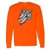 Safety Long Sleeve  Special Gildan Heavy Cotton Long Sleeve T-Shirt Thumbnail