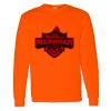 Safety Long Sleeve  Special Gildan Heavy Cotton Long Sleeve T-Shirt Thumbnail