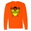 Safety Long Sleeve  Special Gildan Heavy Cotton Long Sleeve T-Shirt Thumbnail